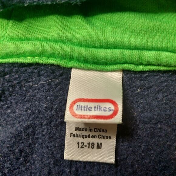 Kids Boys Little Tikes Full Zipper Hoddie Sweater - Picture 4 of 6